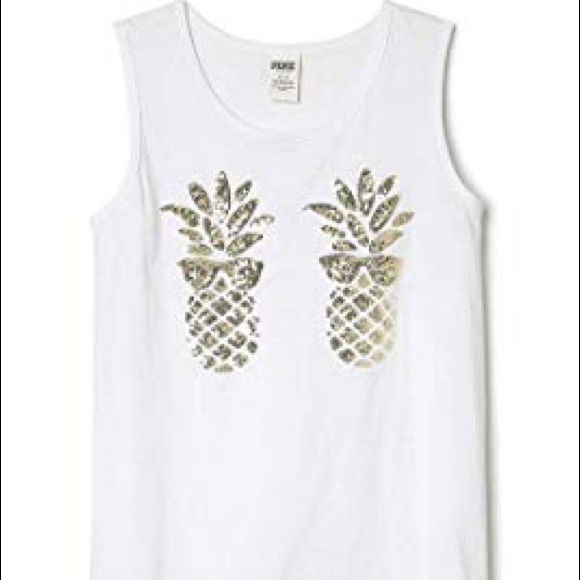 🍍🌟VS Pink Sequin Pineapple Shirt🌟🍍 - Picture 2 of 7